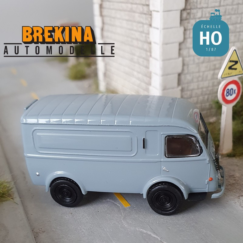 Camionnette Renault 1000 kg 1950 gris HO Brekina 3781 - Maketis