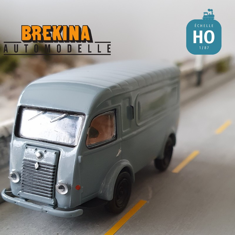 Camionnette Renault 1000 kg 1950 gris HO Brekina 3781 - Maketis