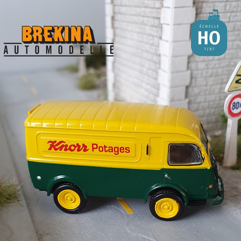 Camionnette Renault Goélette 1956 Knorr Potages HO Brekina 3715 - Maketis