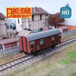 Wagon couvert type Gmms 60 EUROP DB Ep III HO Exact-Train EX21001 - Maketis