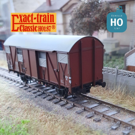 Wagon couvert type Gmms 60 EUROP DB Ep III HO Exact-Train EX21001 - Maketis