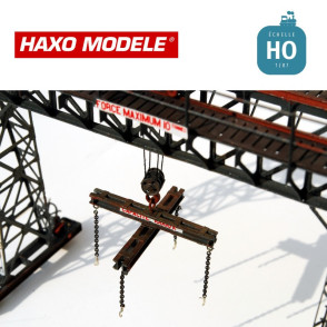 Palonnier manutention 10 t (portique HM45002) HO Haxo Modèle HM45003  - Maketis