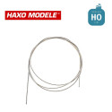 Micro câble en acier tressé ø 0,55 50 cm HO Haxo Modèle HM00225 - Maketis