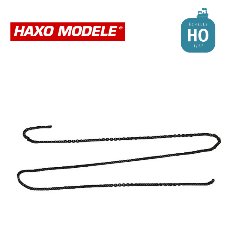 Chaîne grosse brunie 50 cm HO Haxo Modèle HM00223  - Maketis