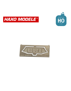 Plaque frontale LIGURE moderne (année 70) HO Haxo Modèle HM44168