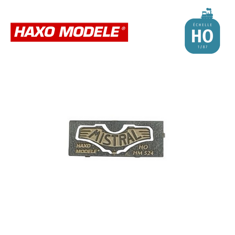 Plaque frontale MISTRAL ancienne HO Haxo Modèle HM44157  - Maketis