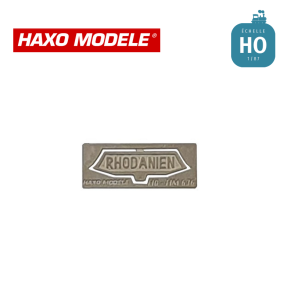 Plaque frontale RHODANIEN moderne (année 70) HO Haxo Modèle HM44165  - Maketis