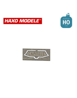 Plaque frontale CAPITOLE moderne (année 70) HO Haxo Modèle HM44164