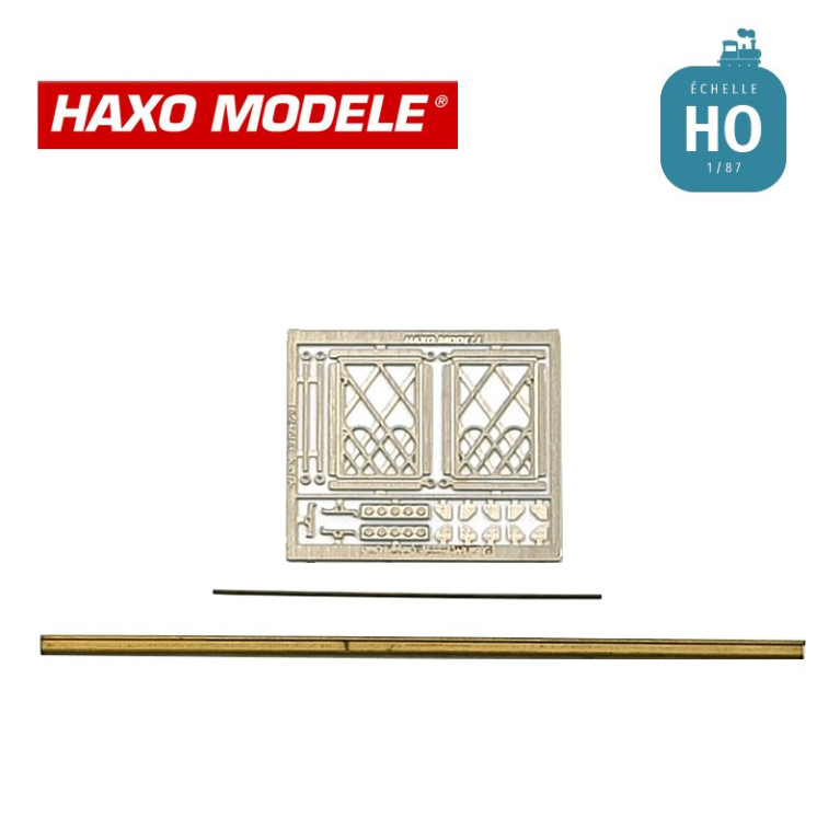 Portillon passage piéton 2 pcs HO Haxo Modèle HM45010  - Maketis