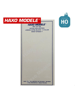 Planche marquages INFRA blanc Ep IV-V HO Haxo Modèle HM44155  - Maketis