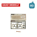 Levier d'aiguillage type I à crans avec caillebotis HO Haxo Modèle HM45041 - Maketis