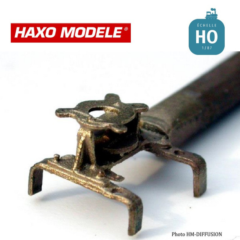 Poulie de renvoi d'angle pour transmission funiculaire HO Haxo Modèle HM45043 - Maketis Poulie de renvoi d'angle pour transmission funiculaire HO Haxo Modèle HM45043 - Maketis