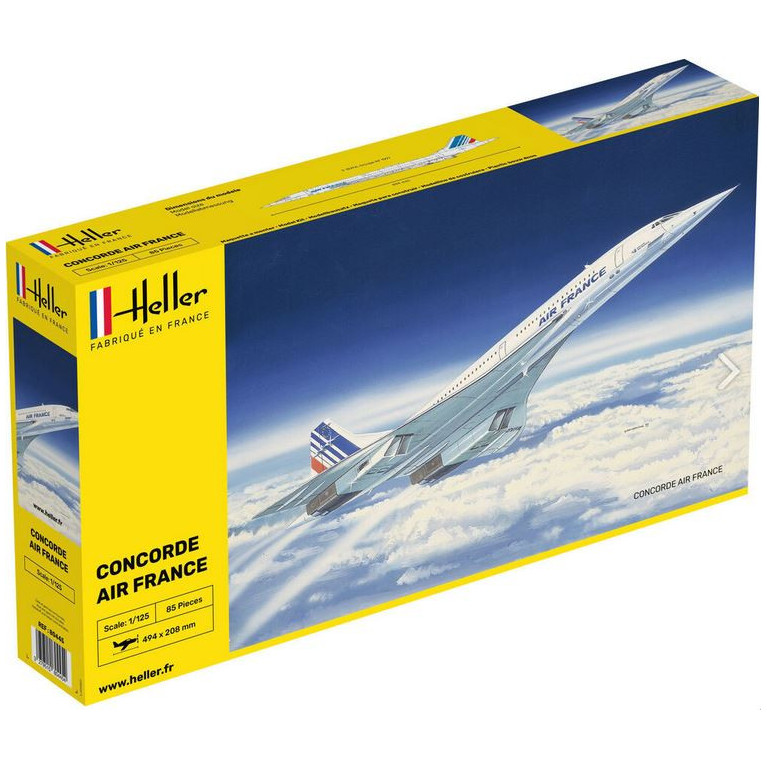 Concorde Air France 1/125 Heller 80445-Maketis