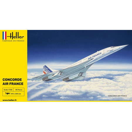 Concorde Air France 1/125 Heller 80445-Maketis