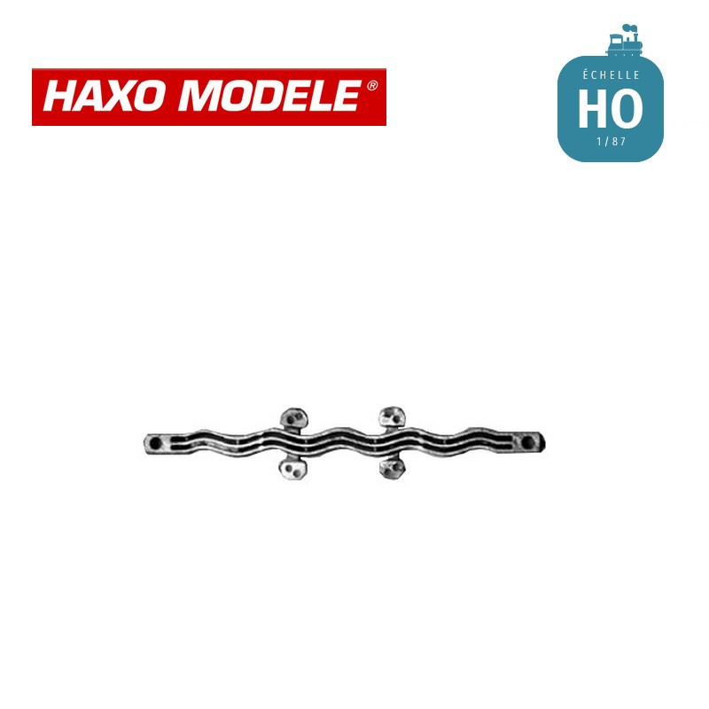 Crocodile ondulé asymétrique spécial dépôt + 2 pancartes dépôt HO Haxo Modèle HM45062 - Maketis