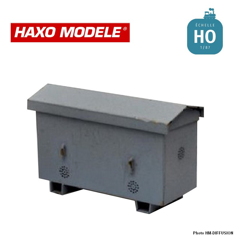 Caisse à piles grand modèle 2 pcs HO Haxo Modèle HM45006  - Maketis