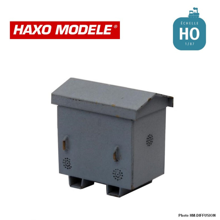 Caisse à piles petit modèle 2 pcs HO Haxo Modèle HM45005  - Maketis