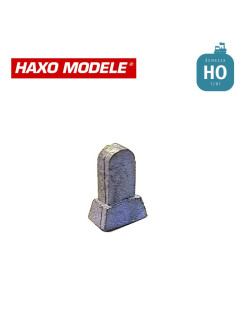 Bornes kilométriques 4 pcs HO Haxo Modèle HM49006 (Fin de série)
