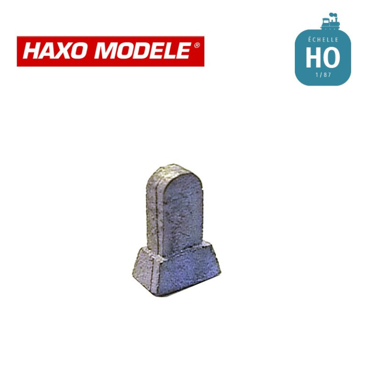 Bornes kilométriques 4 pcs HO Haxo Modèle HM49006 (Fin de série)  - Maketis