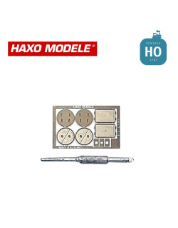 Poteau d'arrêt de bus rond HO Haxo Modèle HM49009  - Maketis