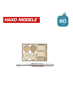 Poteau d'arrêt de bus ovale HO Haxo Modèle HM49010 - Maketis