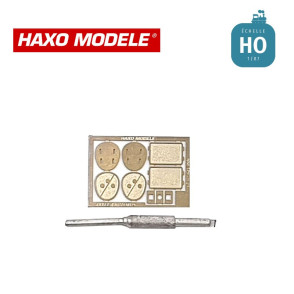 Poteau d'arrêt de bus ovale HO Haxo Modèle HM49010  - Maketis