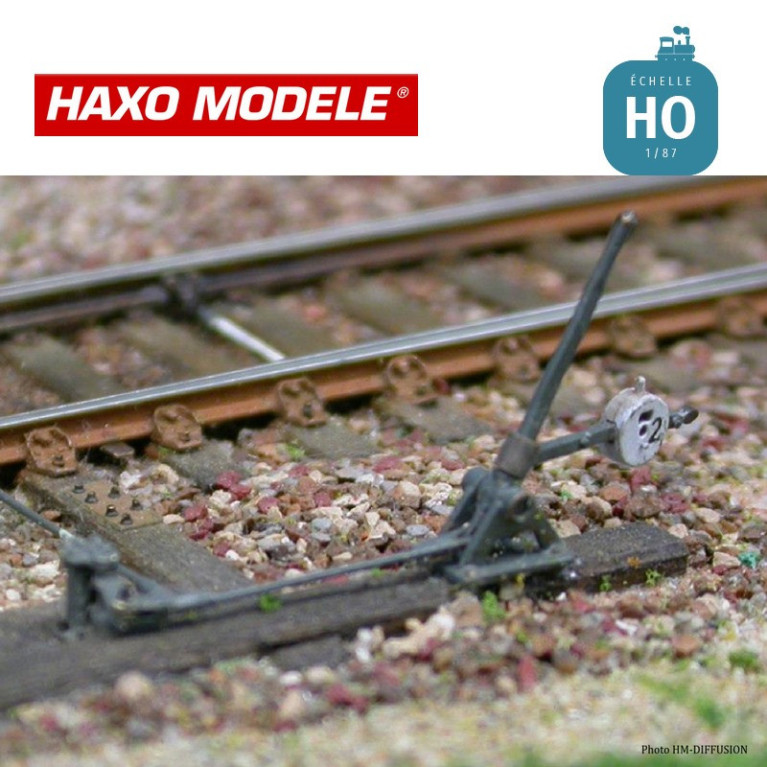 Levier d'aiguillage type L fonctionnel HO Haxo Modèle HM45021  - Maketis