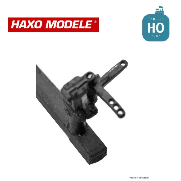 Poulie renvoi d'angle transmission funiculaire HO Haxo Modèle HM45043