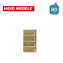Plaque "DANGER" pour gabarit arceau tender 4 pcs HO Haxo Modèle HM44160 - Maketis