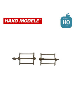 Sabot de frein wagon 4 paires HO Haxo Modèle HM84001