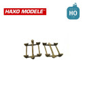 Sabot de frein wagon 4 paires HO Haxo Modèle HM84001 - Maketis