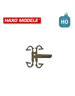 Demi-accouplement de frein à air 2 paires HO Haxo Modèle HM84003  - Maketis
