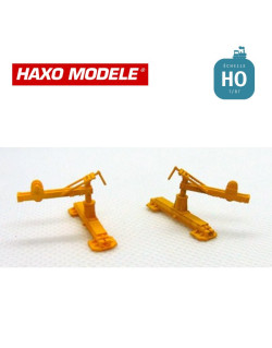 Grue manuelle pour wagon plat HO FG3D Haxo modèles 8060