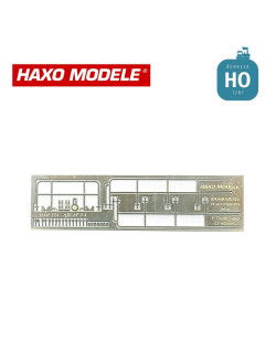 Set de détaillage et rambardes locotracteur Y 7100/7400 LS Models HO Haxo Modèle HM44122 - Maketis