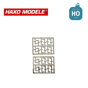 Supports de lanternes OCEM 16 hauts et 8 bas HO Haxo Modèle HM44053  - Maketis