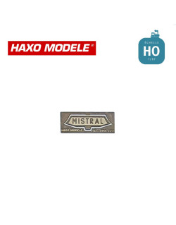 Plaque frontale MISTRAL moderne (année 70) HO Haxo Modèle HM44158  - Maketis