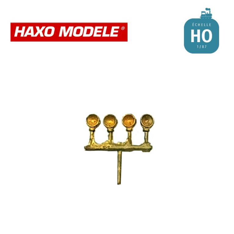 Phare unifiés SNCF "Marchal" 4 pcs HO Haxo Modèle HM84006