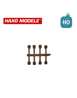 Aérateurs Turbino wagon réfrigérant 8 pcs HO Haxo Modèle HM84020  - Maketis