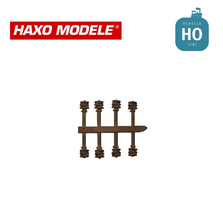 Aérateurs Turbino wagon réfrigérant 8 pcs HO Haxo Modèle HM84020  - Maketis