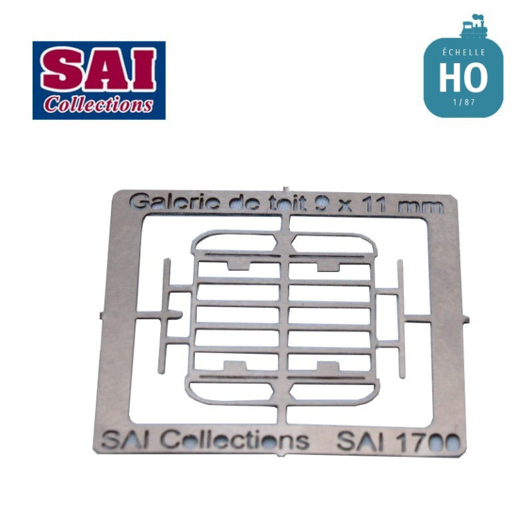 Galerie de toit pour voiture 11 x 9 mm HO SAI 1700 - Maketis Galerie de toit pour voiture 11 x 9 mm HO SAI 1700 - Maketis