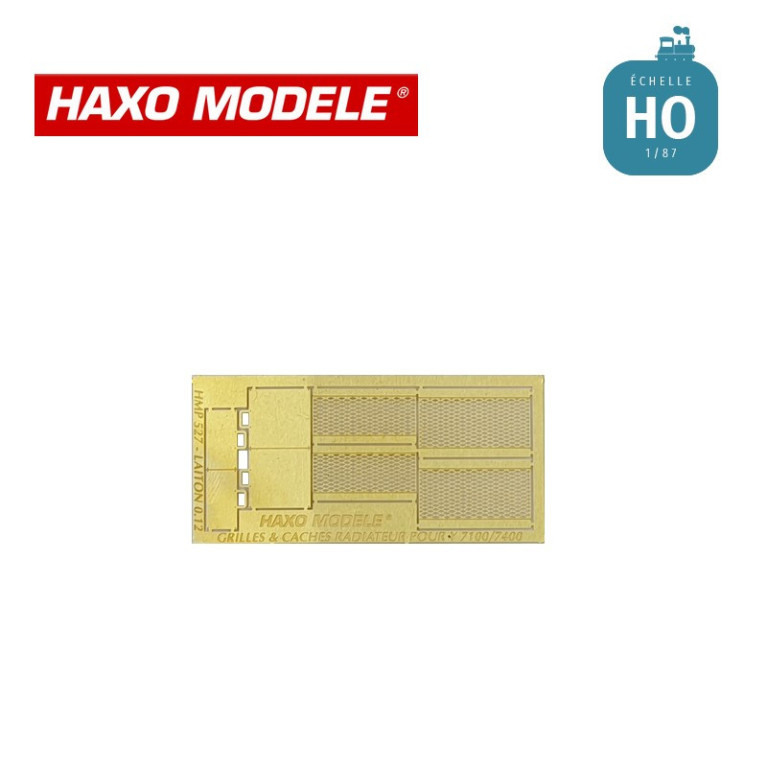 Grille calandre + cache radiateur Y7100/7400 HO Haxo Modèle HM44124