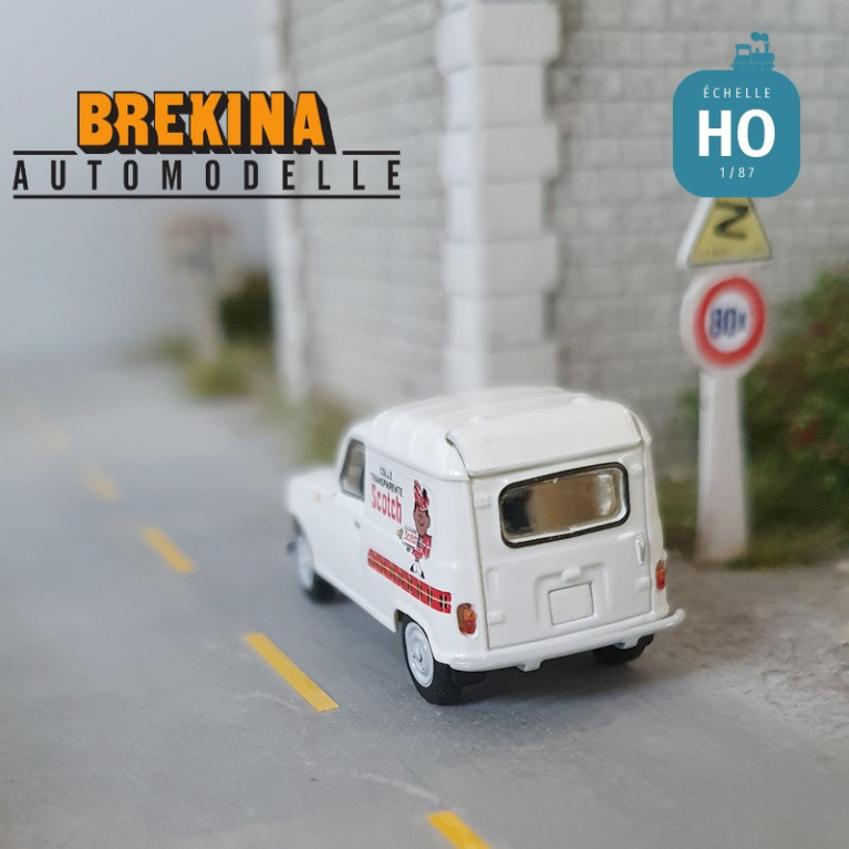 Renault 4L fourgonnette 1961 Scotch HO Brekina 2454 - Maketis Renault 4L fourgonnette 1961 Scotch HO Brekina 2454 - Maketis