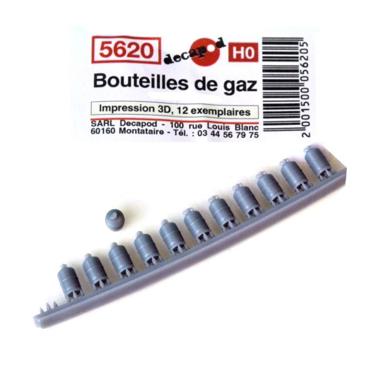 Gas bottles (24 pcs) H0 Decapod 5620 - Maketis Gas bottles (24 pcs) H0 Decapod 5620 - Maketis