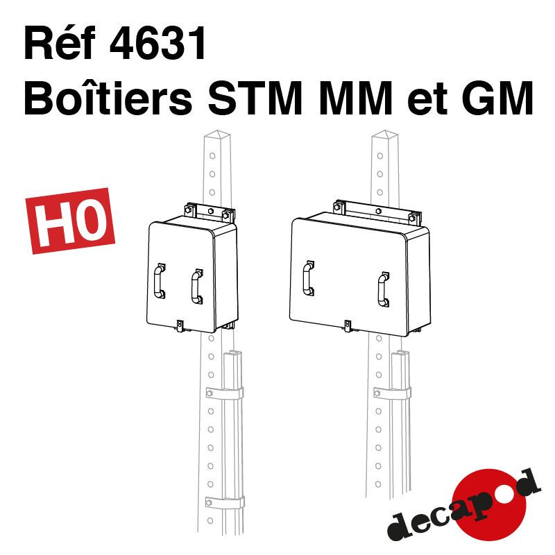 Boitiers STM MM et GM HO Decapod 4631 - Maketis