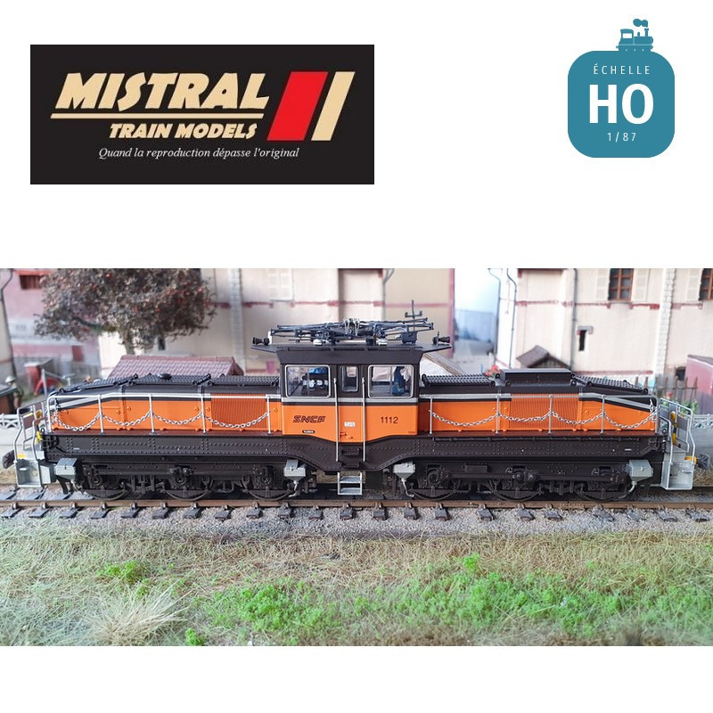 Locomotive CC 1112 Arzens Villeneuve St Georges Ep VIa HO Digital Son Mistral Train 22-03-G006- Maketis