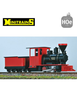 Locomotive à vapeur Greif avec tender H0e Minitrains 2060-Maketis