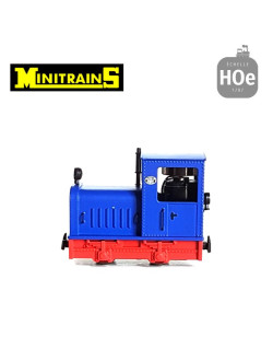 Locotracteur diesel Gmeinder Loco bleu H0e Minitrains 5013 - Maketis