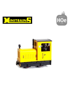 Locotracteur diesel Gmeinder Loco jaune H0e Minitrains 5015 - Maketis