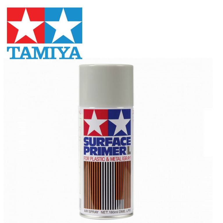 Bombe d'apprêt Gris 180 ml Tamiya 87042 Bombe d'apprêt Gris 180 ml Tamiya 87042