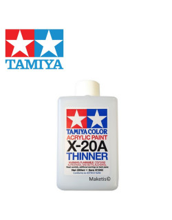 Diluant pot de 250ml-TAMIYA X-20A-Maketis